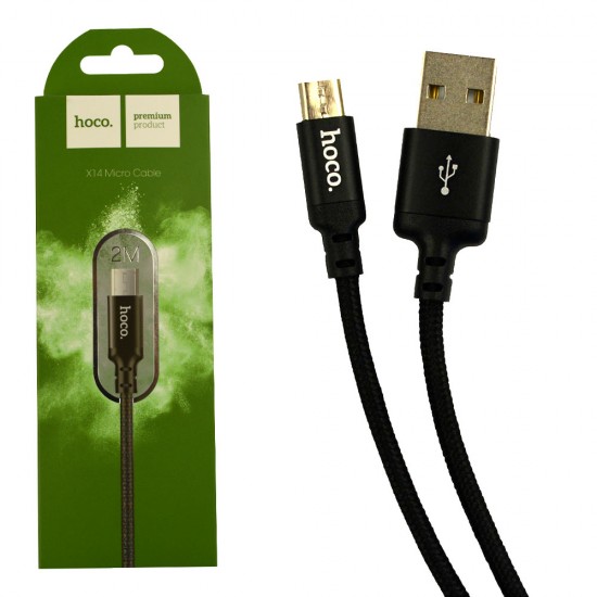 Hoco X14 Micro USB 2m Black