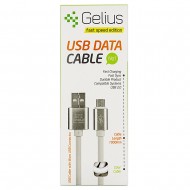 USB Cable Gelius Fast Speed Series 3.1A Micro USB White 
