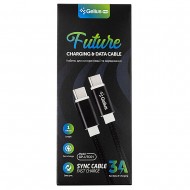 USB Cable Gelius Pro Future GP-UTC01 Type-C/Type-C Black USB Cable Gelius Pro Future GP-UTC01 Type-C/Type-C Black