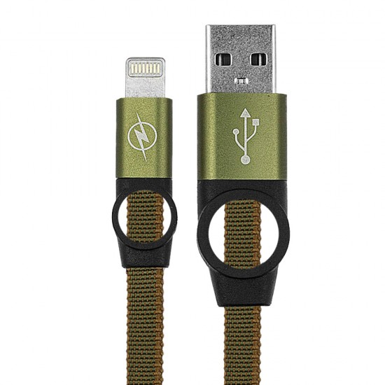 USB Cable Gelius Pro Flexible 2 GP-UC07i  Lightning Pine Green 