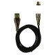 Hoco U75 Magnetic Charging Data Cable USB/Type-C Black 1.2m
