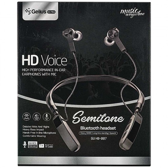 Навушники Bluetooth Gelius Ultra Semitone GL-HB-007U Grey Навушники Bluetooth Gelius Ultra Semitone GL-HB-007U Grey