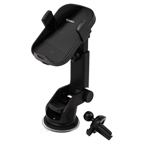 Тримач для телефона Gelius Pro Wally 2 Black  з бездротовою зарядкою 