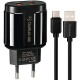 Мережевий зарядний пристрій Gelius Pro Avangard GP-HC06 2 USB 2.4A + Cable Type-C Black Мережевий зарядний пристрій Gelius Pro Avangard GP-HC06 2 USB 2.4A + Cable Type-C Black