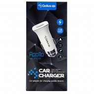 Автомобільний зарядний пристрій Gelius Pro Apollo GP-CC01 2USB 3.1А White 