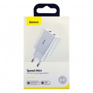 Baseus Speed Mini Dual U Quick Charger 18W White Baseus Speed Mini Dual U Quick Charger 18W White