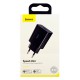 Baseus Speed Mini Singl U Quick Charger 18W Black