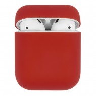 Silicone Case Ultra Thin for AirPods/AirPods 2 Red 