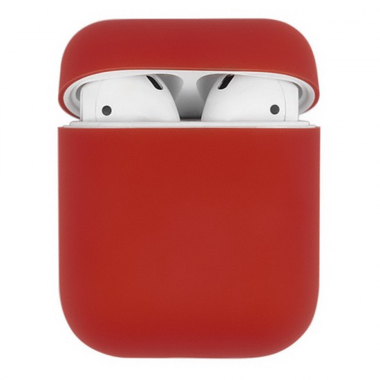 Silicone Case Ultra Thin for AirPods/AirPods 2 Red Silicone Case Ultra Thin for AirPods/AirPods 2 Red
