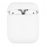 Silicone Case Ultra Thin for AirPods/AirPods 2 White 
