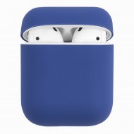 Silicone Case Ultra Thin for AirPods/AirPods 2 Blue Cobalt 