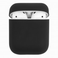 Silicone Case Ultra Thin for AirPods/AirPods 2 Black 