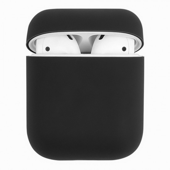 Silicone Case Ultra Thin for AirPods/AirPods 2 Black 