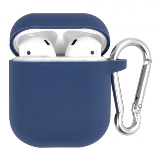 Silicone Case for AirPods/AirPods 2 with Carbine Blue Cobalt Silicone Case for AirPods/AirPods 2 with Carbine Blue Cobalt