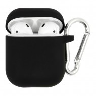 Silicone Case for AirPods/AirPods 2 with Carbine Black 