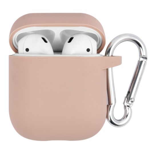 Silicone Case for AirPods/AirPods 2 with Carbine Pink Sand Silicone Case for AirPods/AirPods 2 with Carbine Pink Sand