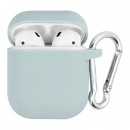 Silicone Case for AirPods/AirPods 2 with Carbine Azure 