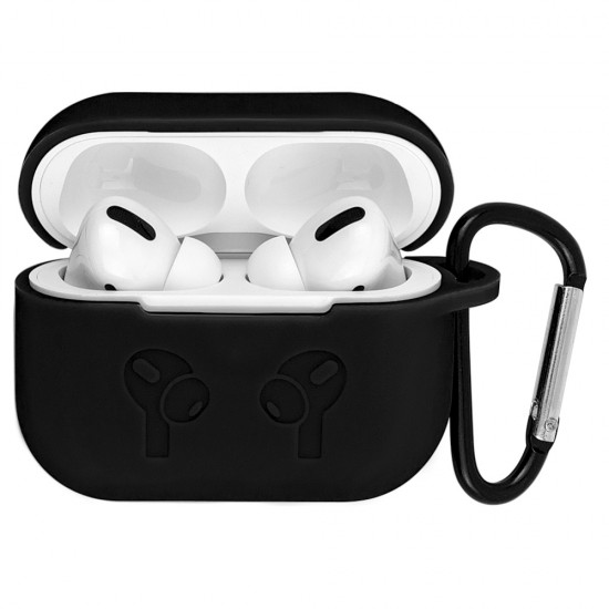 Silicone Case for AirPods Pro with Carbine Black Silicone Case for AirPods Pro with Carbine Black