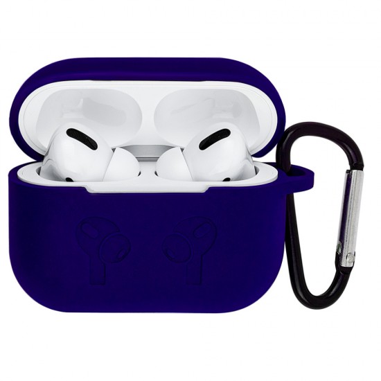 Silicone Case for AirPods Pro with Carbine Blue Cobalt Silicone Case for AirPods Pro with Carbine Blue Cobalt