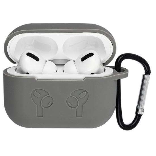 Silicone Case for AirPods Pro with Carbine Grey Silicone Case for AirPods Pro with Carbine Grey