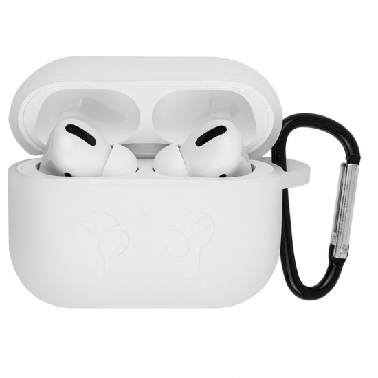 Silicone Case for AirPods Pro with Carbine White Silicone Case for AirPods Pro with Carbine White