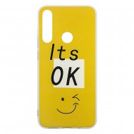 Huawei P30 Lite Silicone + PC Case with Picture It's OK 