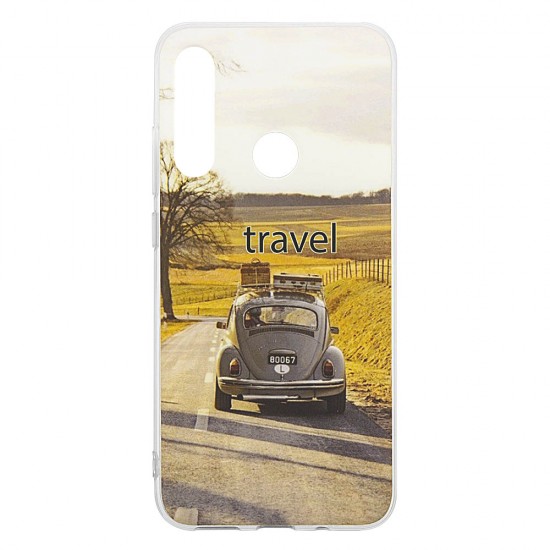 Huawei P30 Lite Silicone + PC Case with Picture Travel Huawei P30 Lite Silicone + PC Case with Picture Travel
