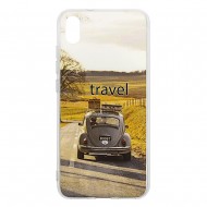 Huawei Y5 2019 Silicone + PC Case with Picture Travel Huawei Y5 2019 Silicone + PC Case with Picture Travel