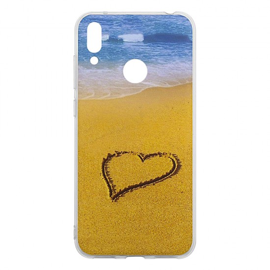 Huawei Y7 2019 Silicone + PC Case with Picture Beach Huawei Y7 2019 Silicone + PC Case with Picture Beach