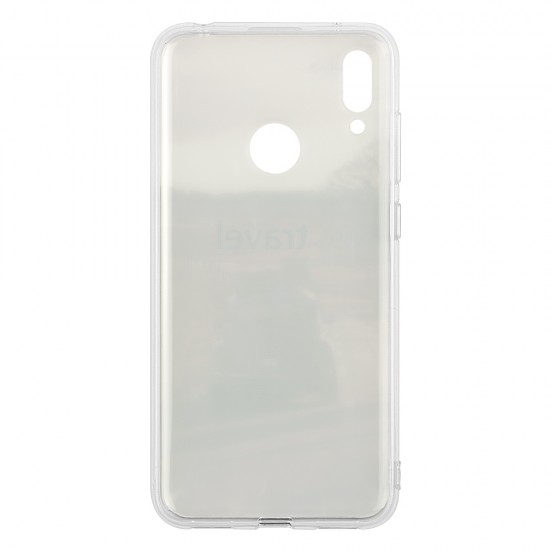 Huawei Y7 2019 Silicone + PC Case with Picture Travel 