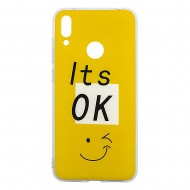 Huawei Y9 2019 Silicone + PC Case with Picture It's OK 