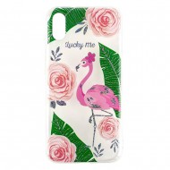Huawei Y5 2019 Flamingo Silicone + TPU Huawei Y5 2019 Flamingo Silicone + TPU