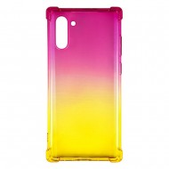 Samsung Note 10 Gradient Protection Case Pink/Yellow 