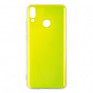 Huawei Y9 2019 Silicone + PC Case Mirror Green