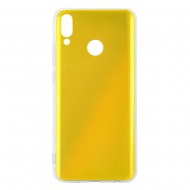 Huawei Y9 2019 Silicone + PC Case Mirror Yellow