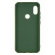 Huawei P Smart 2019 Silicone Case Soft Touch with Microfiber Green
