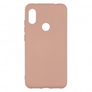 Huawei P Smart 2019 Silicone Case Soft Touch with Microfiber Pink Sand