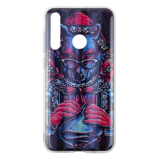 Huawei P30 Lite Silicone + PC Case with Picture Wolf Huawei P30 Lite Silicone + PC Case with Picture Wolf