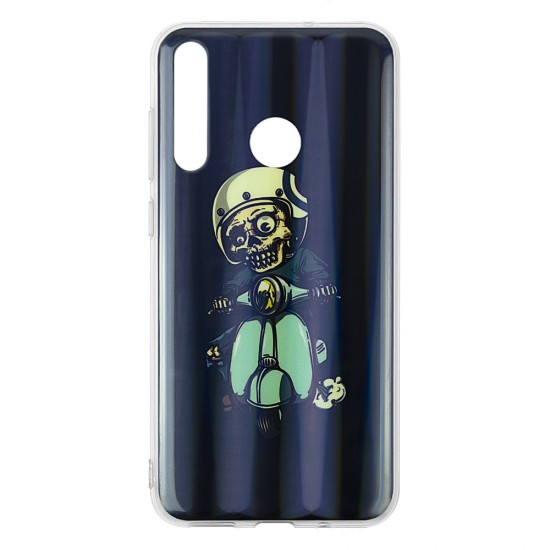 Huawei P30 Lite Silicone + PC Case with Picture Skeleton Huawei P30 Lite Silicone + PC Case with Picture Skeleton