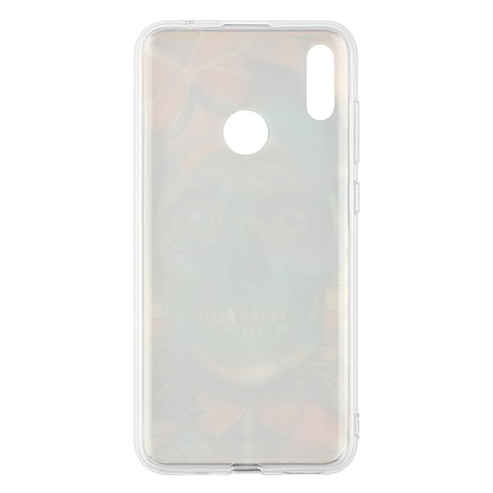 Huawei P Smart Plus Silicone + PC Case with Picture Skull Girl Huawei P Smart Plus Silicone + PC Case with Picture Skull Girl