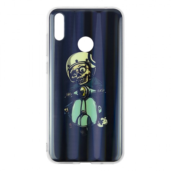 Huawei P Smart Plus Silicone + PC Case with Picture Skeleton Huawei P Smart Plus Silicone + PC Case with Picture Skeleton