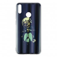 Huawei P Smart 2019 Silicone + PC Case with Picture Skeleton 