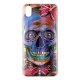 Huawei Y5 2019 Silicone + PC Case with Picture Skull Girl 