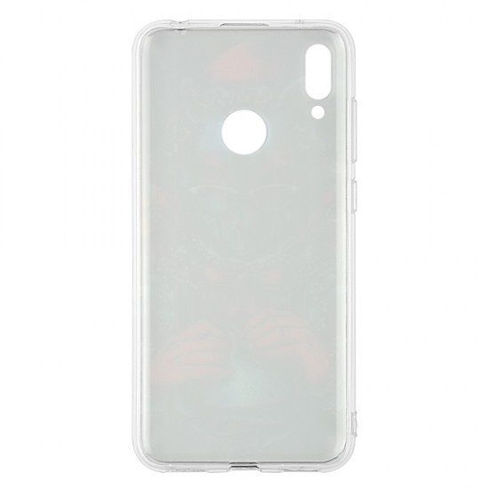 Huawei Y7 2019 Silicone + PC Case with Picture Wolf Huawei Y7 2019 Silicone + PC Case with Picture Wolf