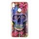 Huawei Y7 2019 Silicone + PC Case with Picture Skull Girl 