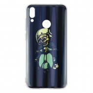 Huawei Y7 2019 Silicone + PC Case with Picture Skeleton Huawei Y7 2019 Silicone + PC Case with Picture Skeleton
