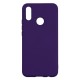 Huawei P Smart Plus Silicone Soft Touch Case Colored Buttons Purple Huawei P Smart Plus Silicone Soft Touch Case Colored Buttons Purple