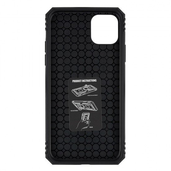 Iphone 11 Armor Ring Case Blue
