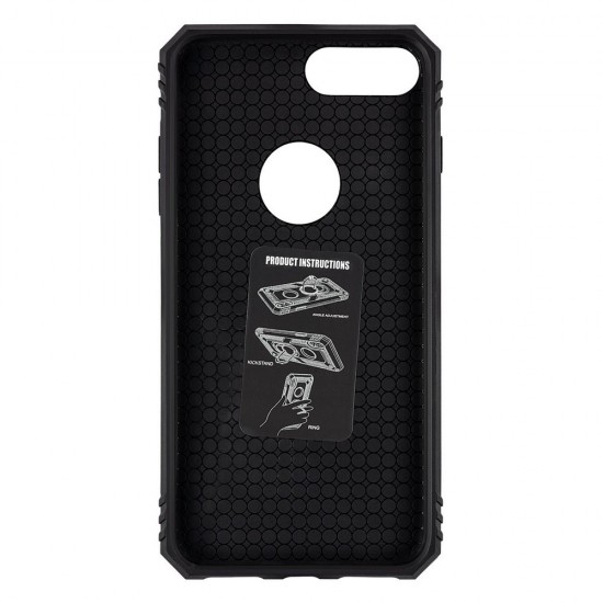 Iphone 7/8 Plus Armor Ring Case Blue 