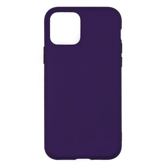 IPhone 11 Pro Silicone Soft Touch Case Colored Buttons Purple IPhone 11 Pro Silicone Soft Touch Case Colored Buttons Purple